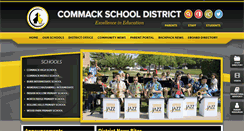 Desktop Screenshot of commackschools.org